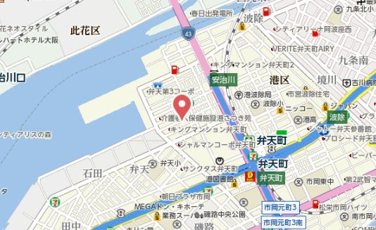 【地図】 | ジュネーゼグラン弁天町