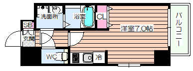 【間取り】 | ジュネーゼグラン弁天町