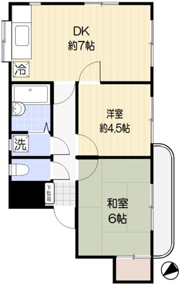 【間取り】 | ベルトピア池上 | 間取図