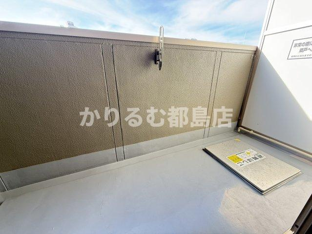 みおつくし都島のバルコニー