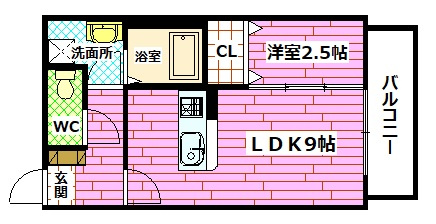 セブンプロート向洋駅前の間取り