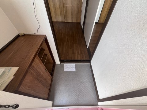 グリーンマンションⅠの玄関