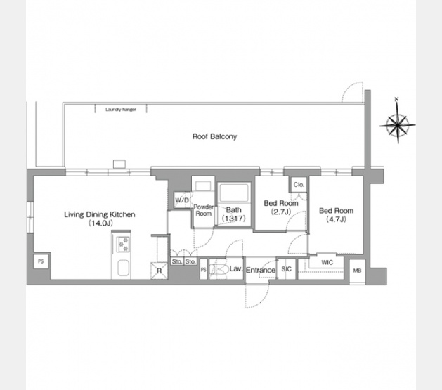 【間取り】 | コンフォリア・リヴ大森西 | 間取