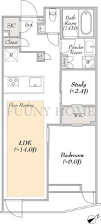 【間取り】 | ルミークスイート恵比寿