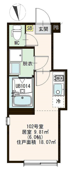 【間取り】 | ハーモニーテラス竹の塚Ⅶ