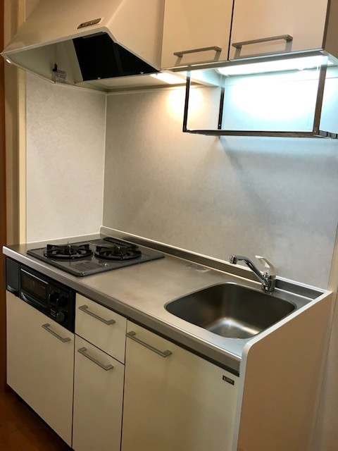 ヴィルヌーヴ阿佐ヶ谷のキッチン|★グリル付2口ガスコンロ★