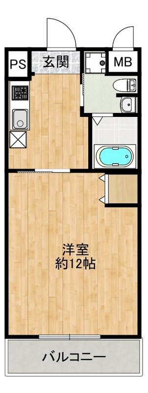 フェリス関目の間取り