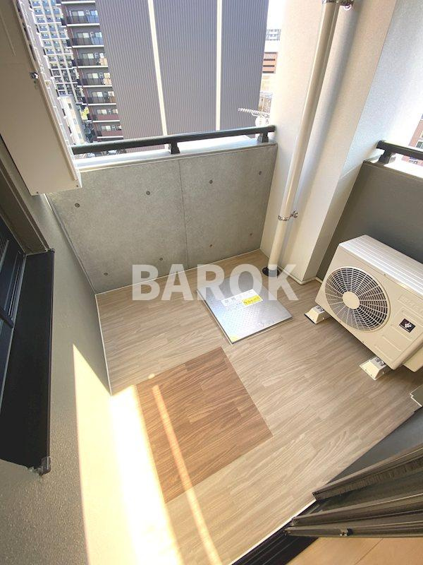 リアンシエルブルー香椎宮前のバルコニー