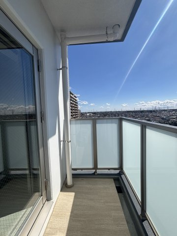 エヌステージジェイアール新白岡駅前のバルコニー