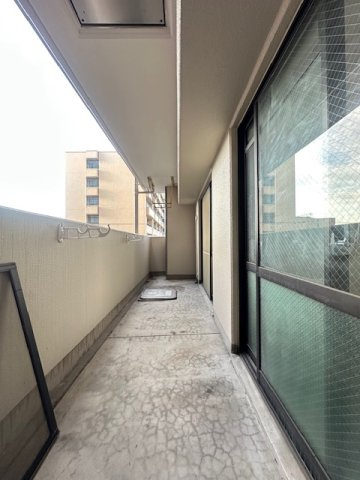 シャトー弁天弐番館のバルコニー