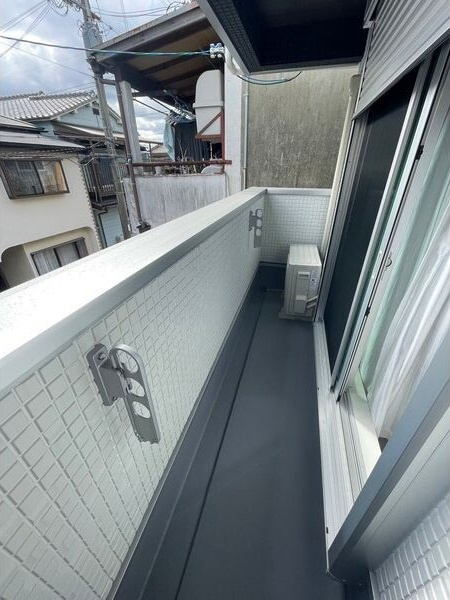 長尾家具町ガレージハウスのバルコニー