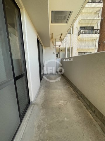 シャトー弁天弐番館（波除小学校区）のバルコニー|シャトー弁天弐番館　バルコニー