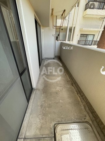 シャトー弁天弐番館（波除小学校区）のバルコニー|シャトー弁天弐番館　バルコニー