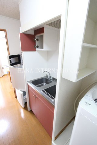 レオパレス宮本長栄のキッチン