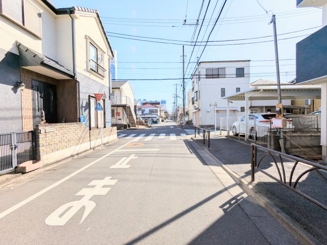 葛飾区水元２丁目の新築戸建の前面道路含む現地写真|～広々前面道路含む現地写真～