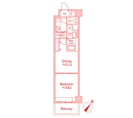 ソナーレ横浜の間取り