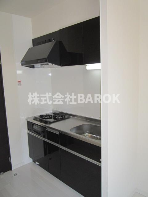 福岡市中央区地行２丁目のアパートのキッチン