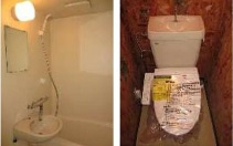 チコレジデンスのトイレ