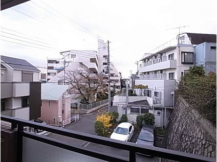 メゾンタカハのバルコニー