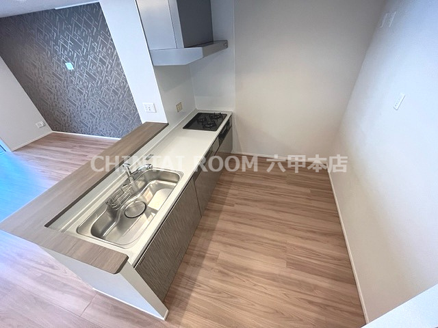 シー・クリサンス西岡本のキッチン