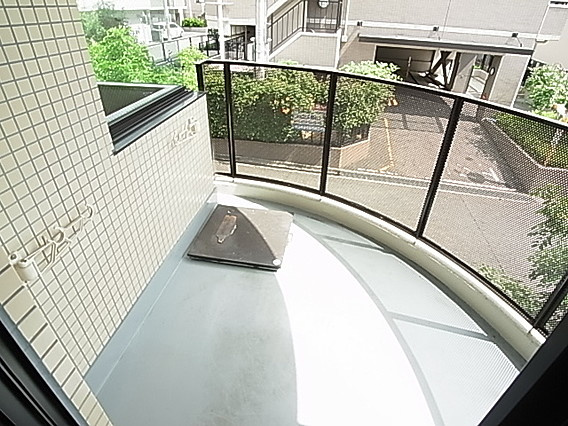 ハイム篠のバルコニー