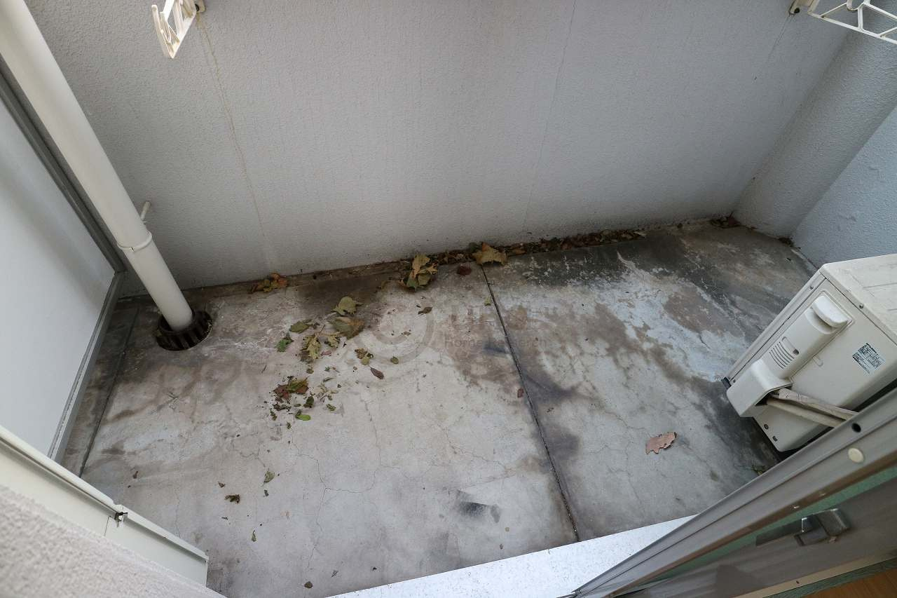 シャトラン弓木Ⅲ番館のバルコニー