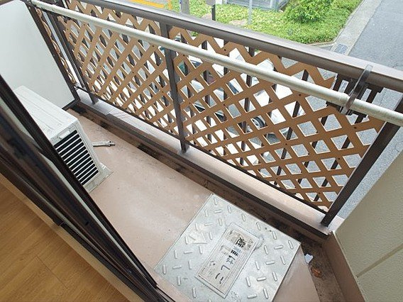 パル住吉のバルコニー