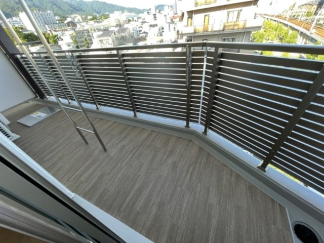 サンライト割塚のバルコニー