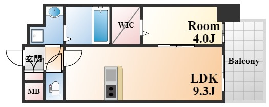 エスライズ神戸三宮山手通2番館の間取り