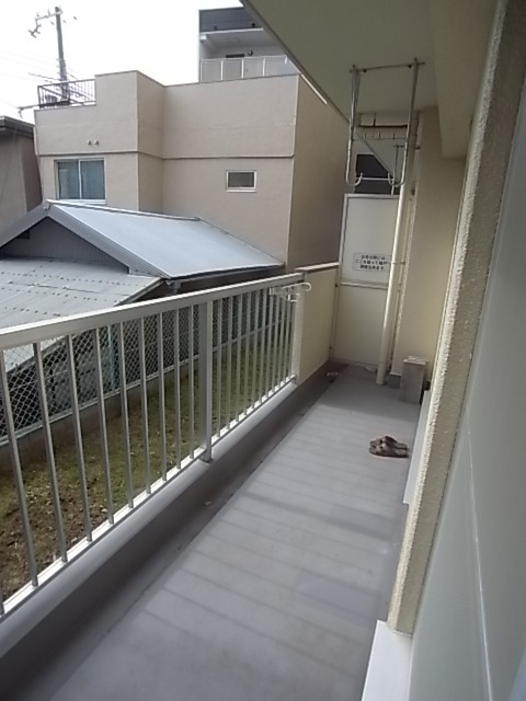 宮崎マンションのバルコニー