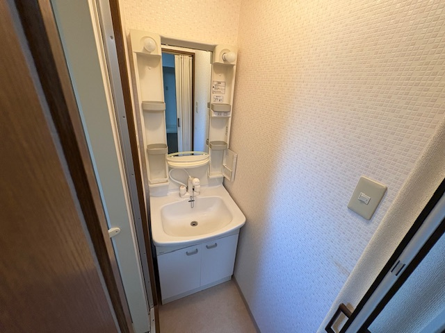 プランドール安田の洗面所