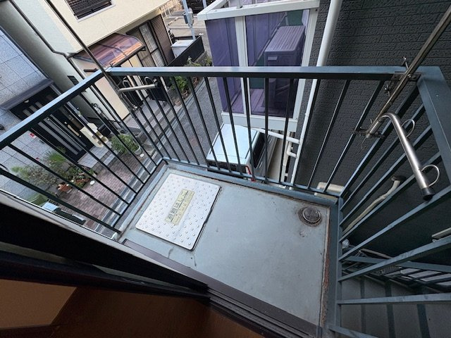 プランドール安田のバルコニー