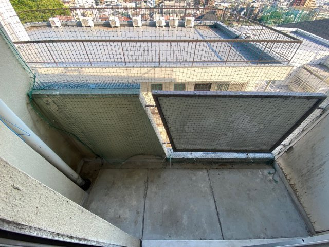 マンション白菊のバルコニー