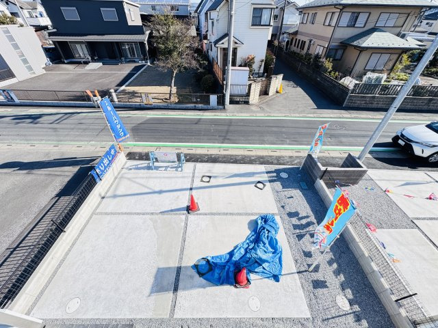 三郷市彦糸１丁目新築戸建の展望|バルコニーより道路側眺望