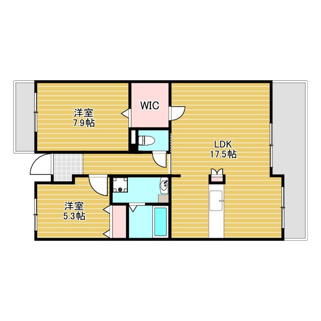 フロレセール桜の町の間取り