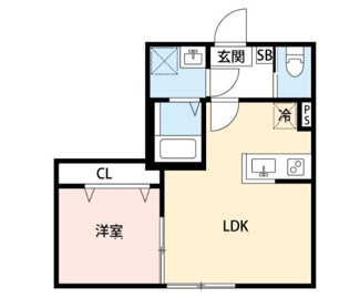【間取り】 | Ｃｏｎｔｅｌ　湊町 | 間取り図です。