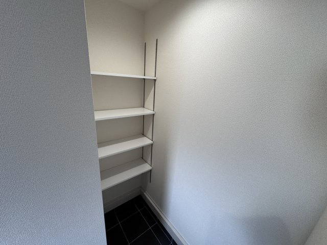 三郷市彦糸１丁目新築戸建の収納|玄関ホール横・シューズインクローク・可動棚