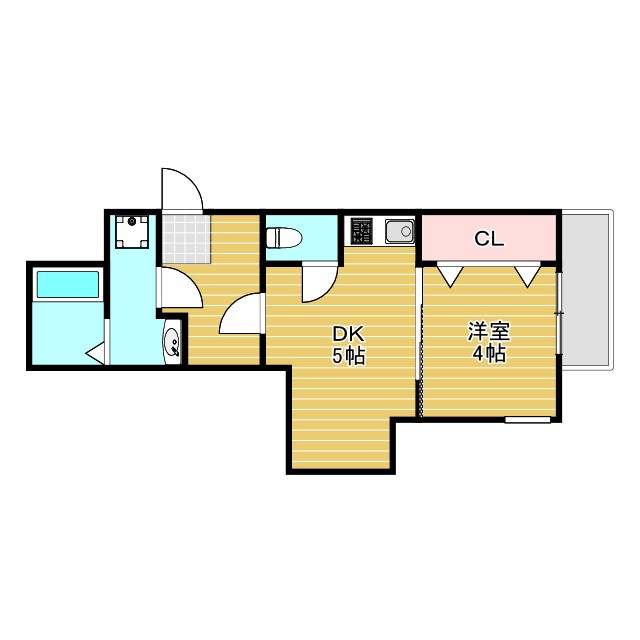 ヨルム稲津の間取り