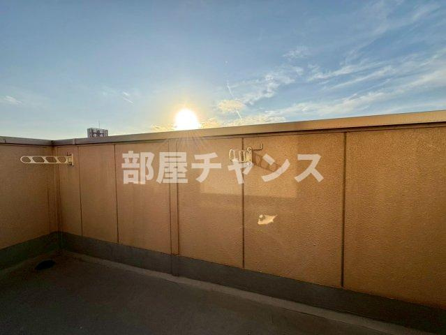 カーサ千種Aのバルコニー