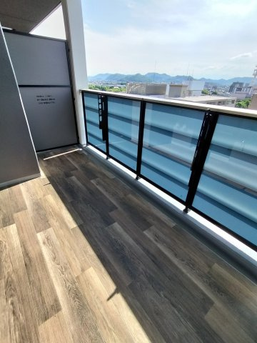 姫路市本町の賃貸マンションのバルコニー