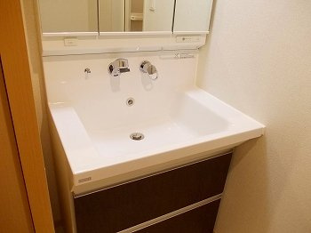 クレール姫路の洗面所