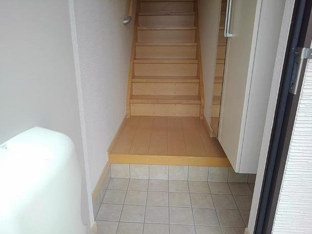 アイリスガーデンＢの玄関