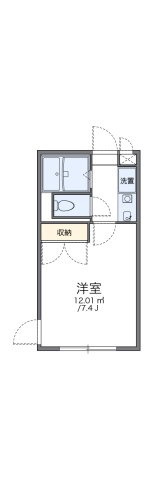 レオパレスＯＺＡＫＩの間取り