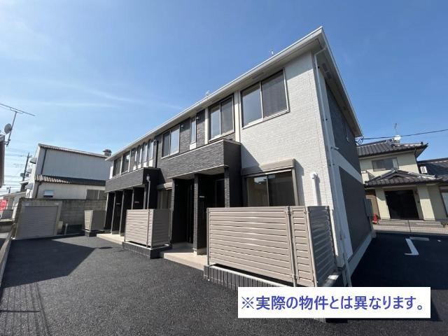 飾磨区中島　新築アパートの外観|外観写真（昼）