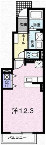 ウエスト　ウッド　アベニューの間取り