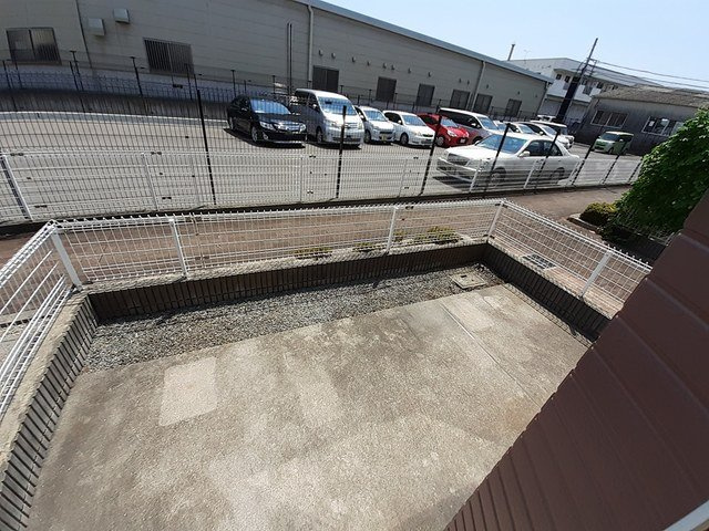 グリーンコート柿内のバルコニー