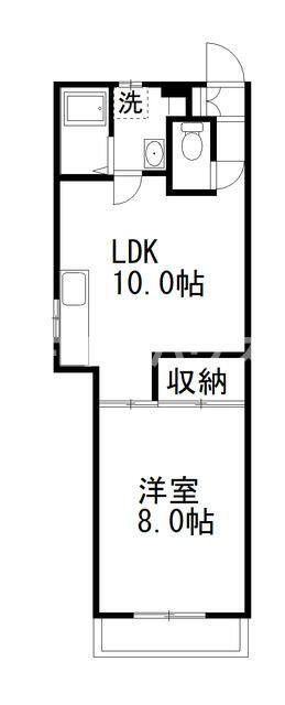 柴田コーポの間取り