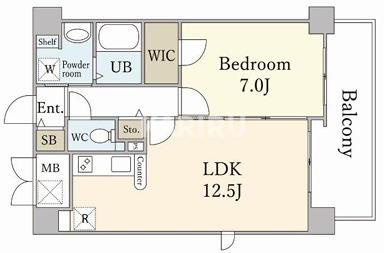 ラベニールの間取り