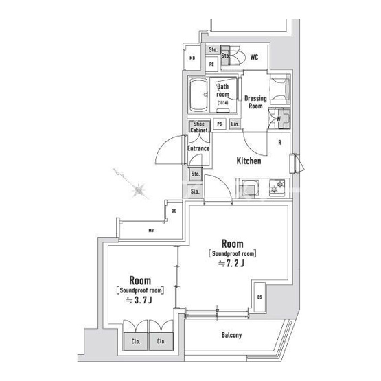 【間取り】 | ＴＲＡＣＫ八丁堀