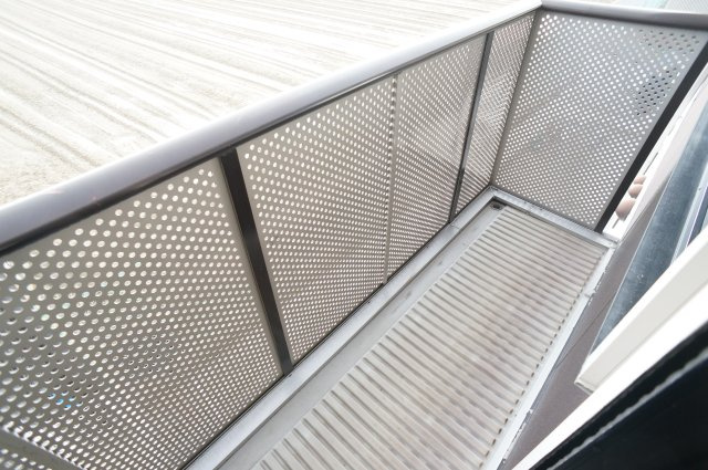 クレールコートＡのバルコニー